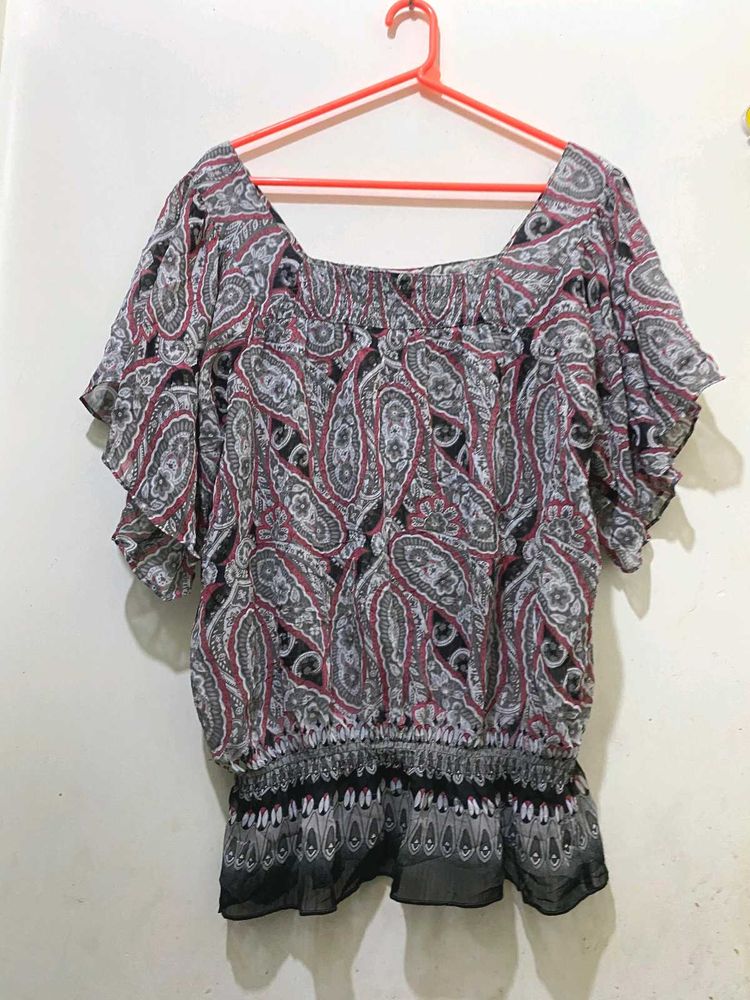 Paisley Print Top till 42