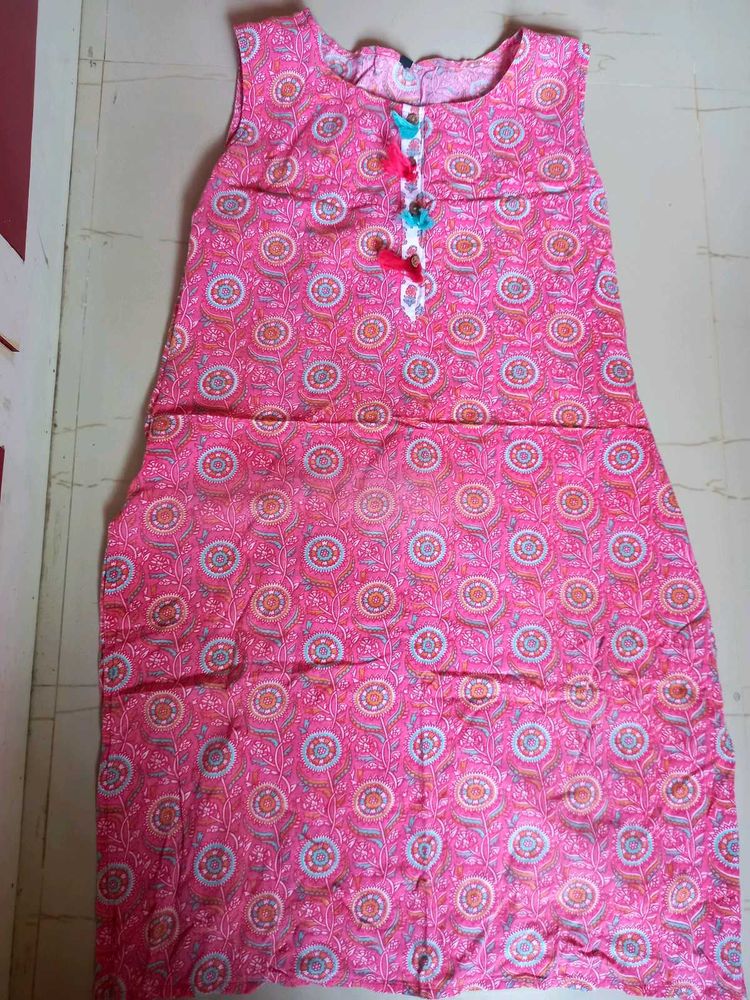 A Cute Pink Kurta