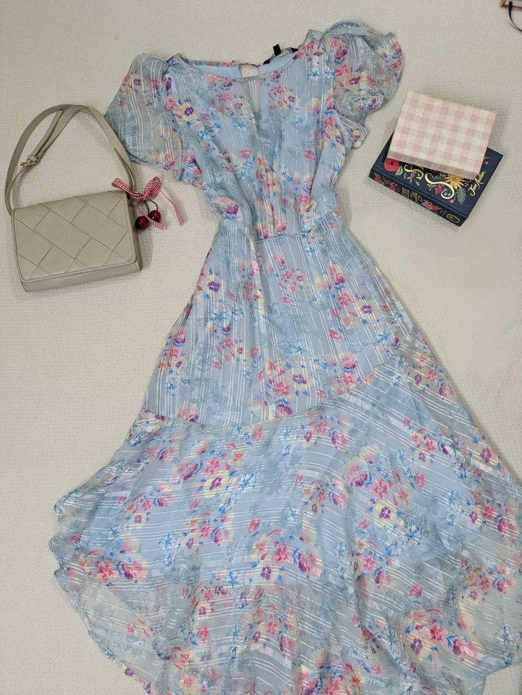 Prette Blue Floral Dress
