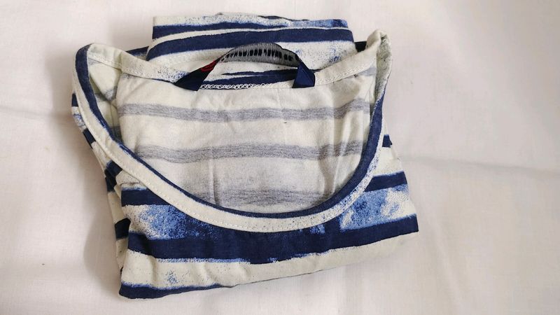 Blue Dye Model Top