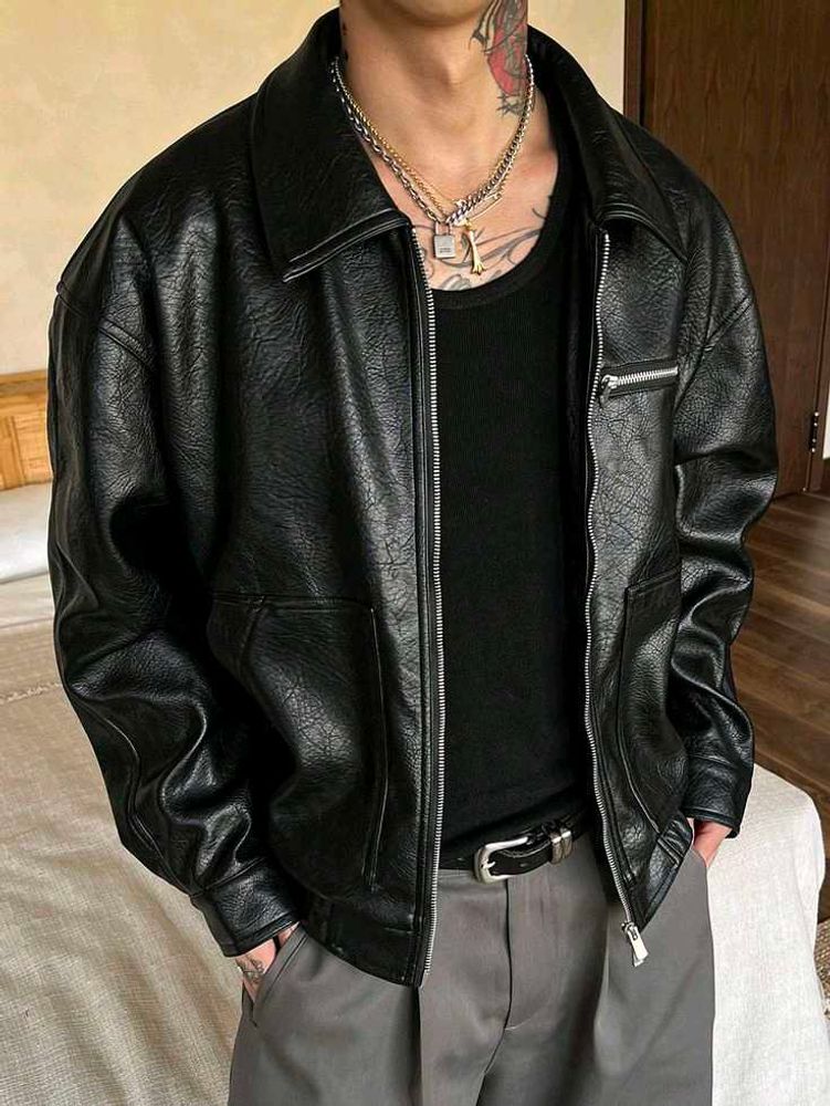 Lee Cooper Leather Jacket - Chest 40