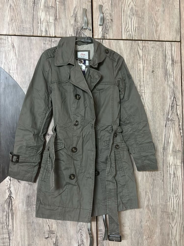 Olive Green Trench Coat