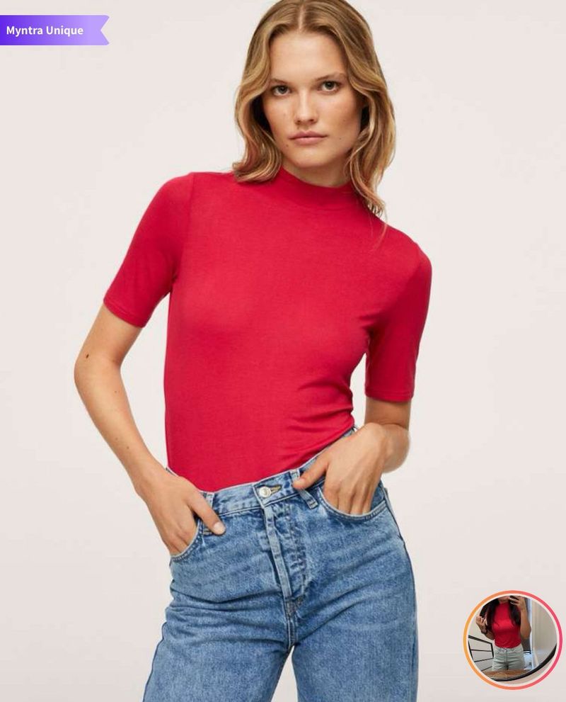 Fitted Red Top Mango