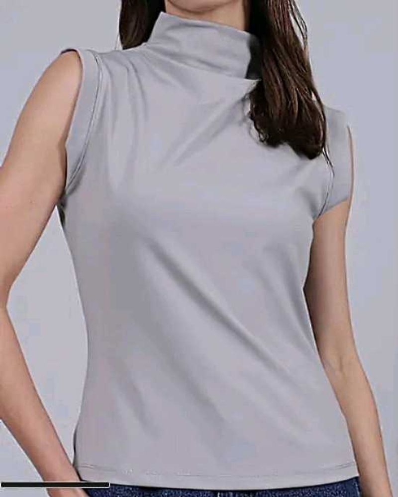 🔥 Shein Navy High-Neck Premium Top + FREE Toothpi