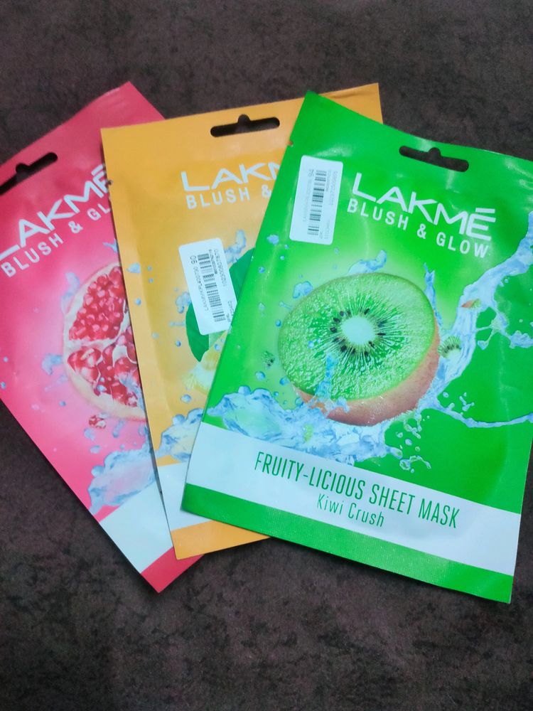 3 Lakme Sheet Mask