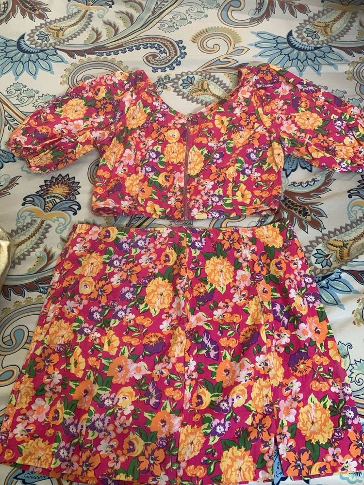 Floral Two-Piece Set