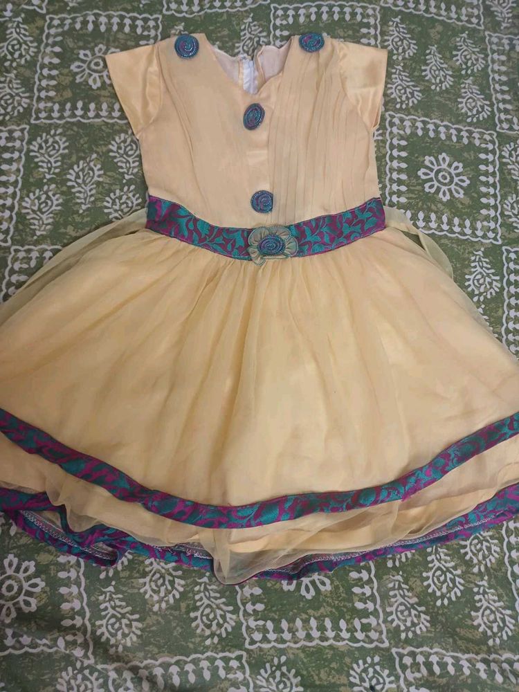 Lemon Yellow Frock