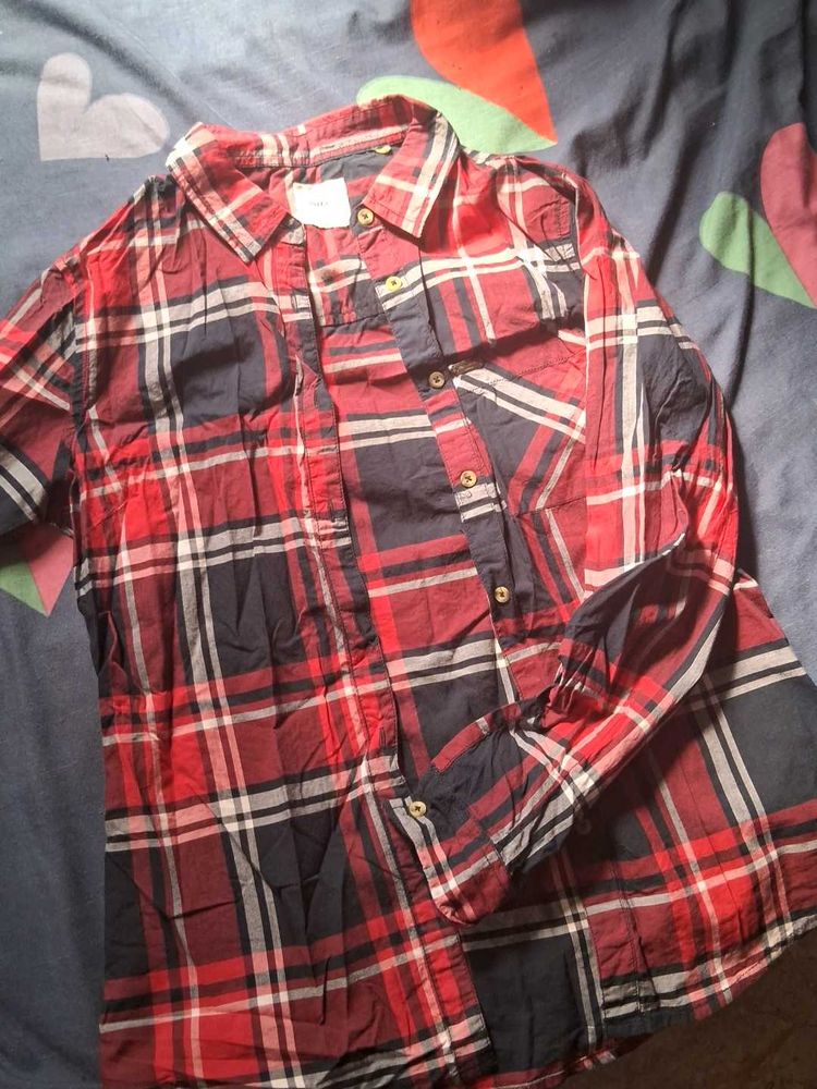 Max Red Casual Shirt