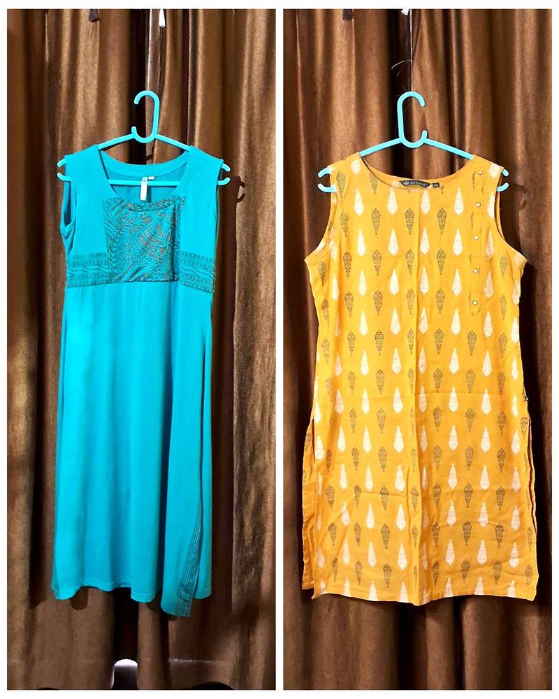Combo Of 2 Branded  kurti Size 42 Inches