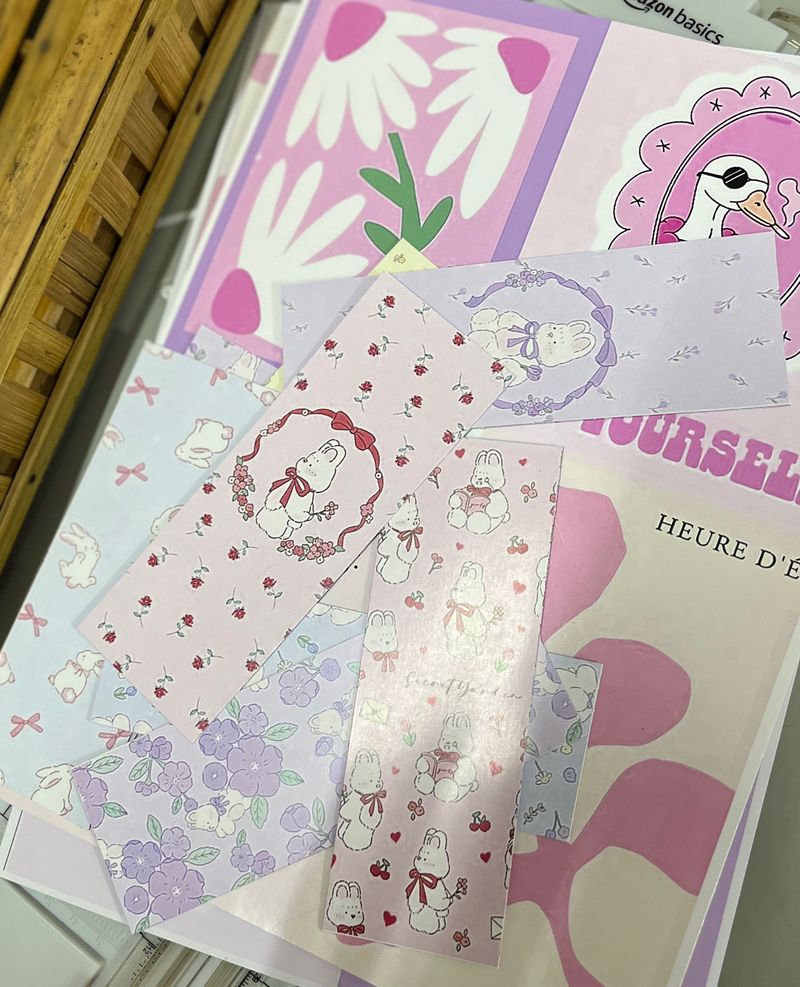 Bookmarks Bunny Set 🔖🐰🌸