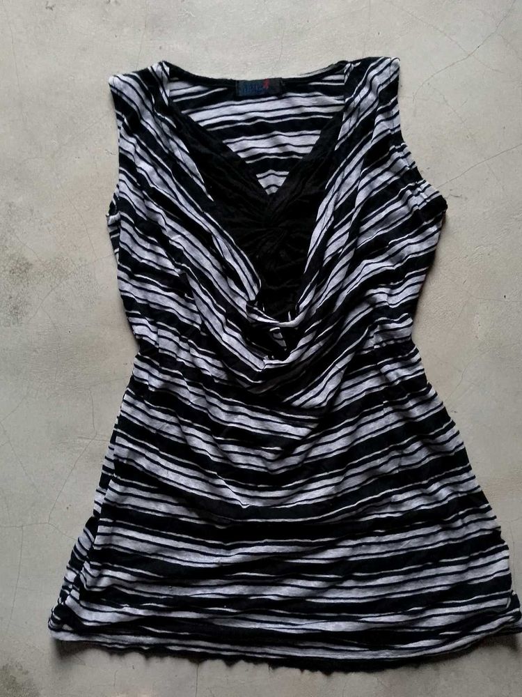 Striped Sleeveless Top
