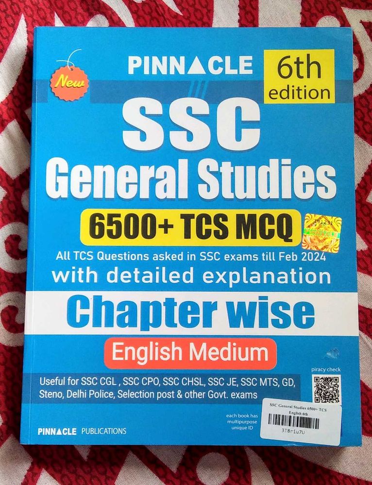 Pinnacle SSC General Studies New Edition