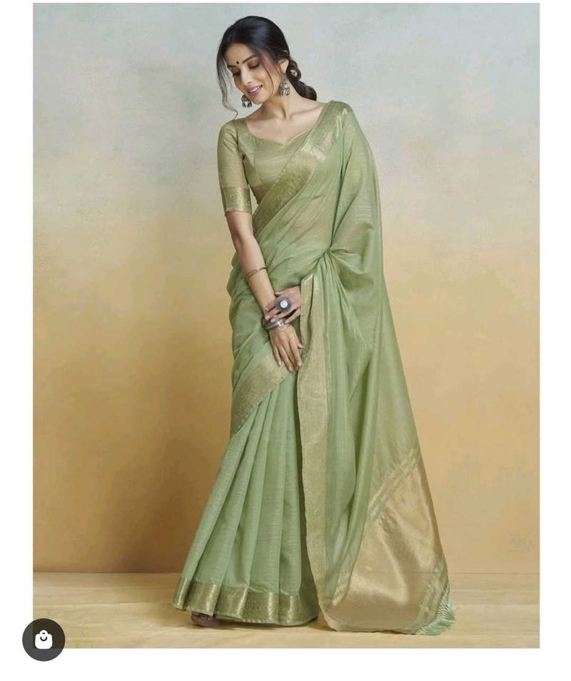 Elegant Green Saree