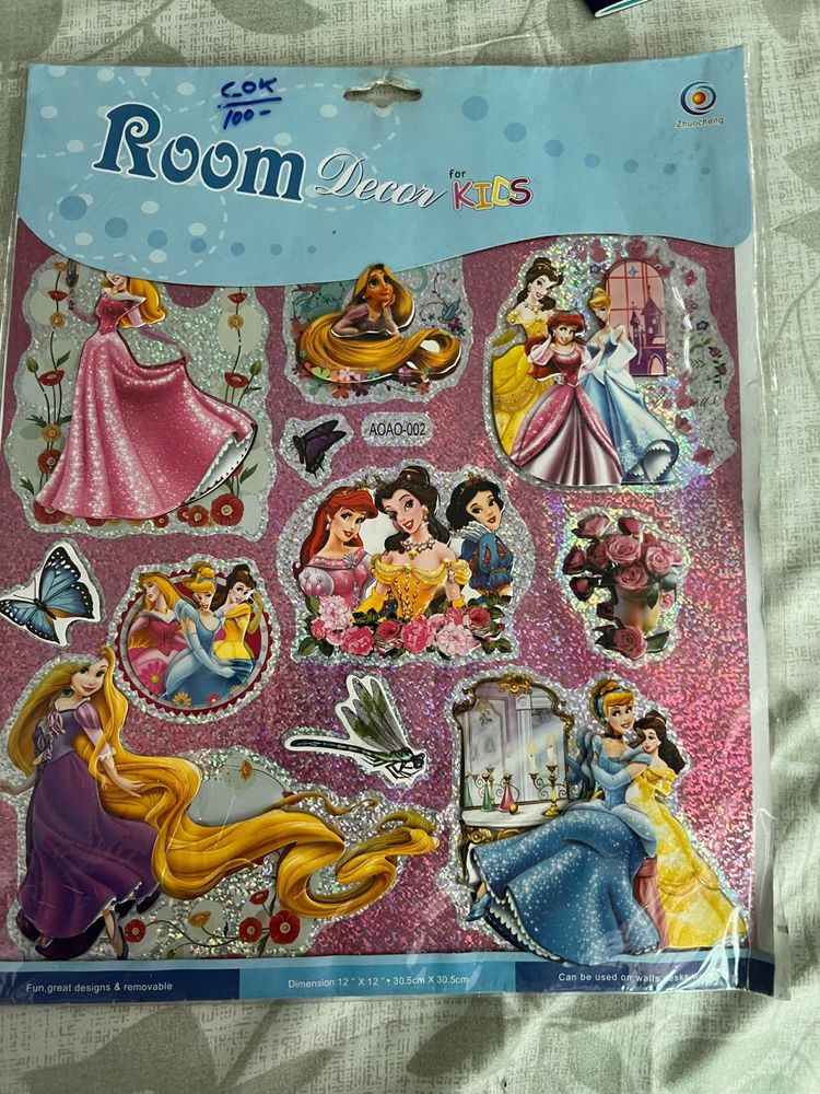Disney Princess Room Decor Stickers