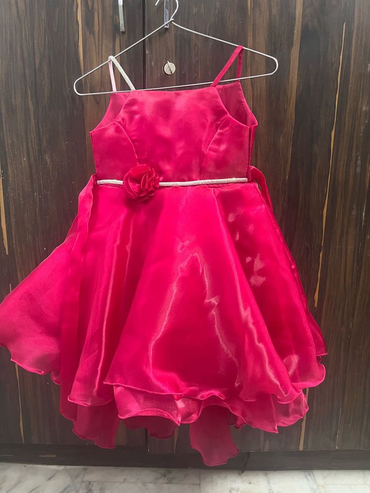 Hot Pink Party Dress