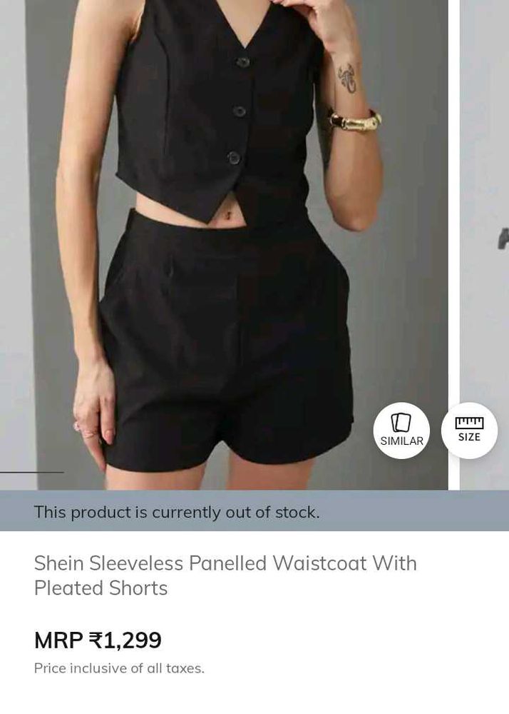 Shein Waistcoat &amp; Shorts Set