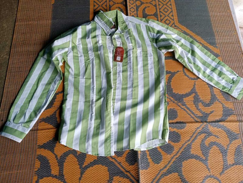 Striped Green Shirt