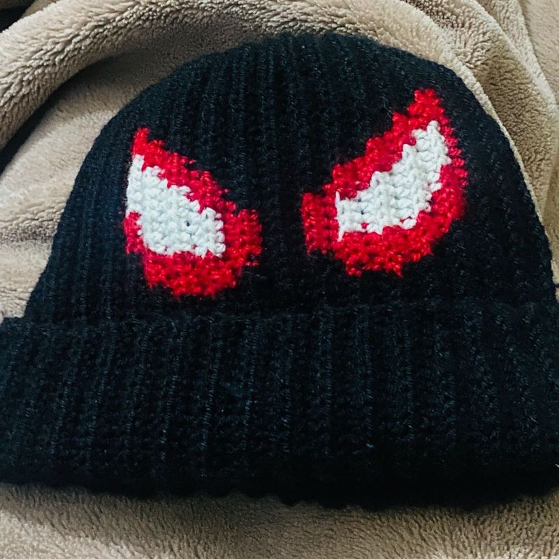 Spider Man  Inspired Beanie