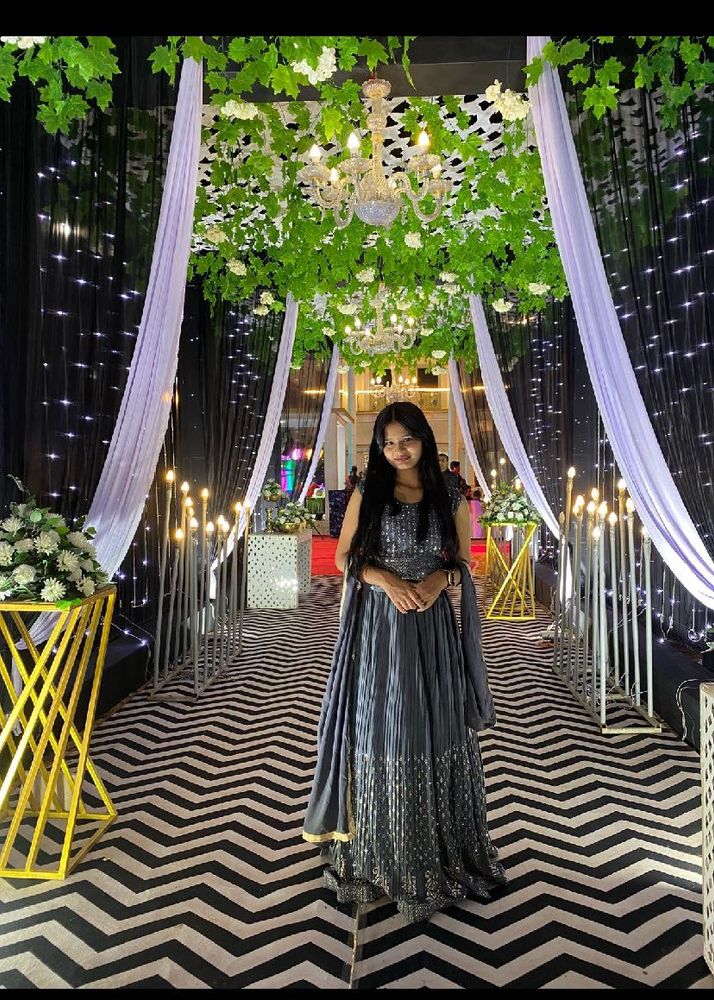 New Sequin Lehenga With Cancan