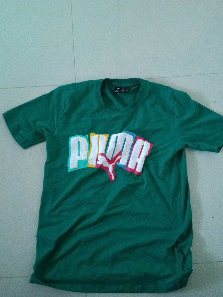 Puma Green Graphic Tee