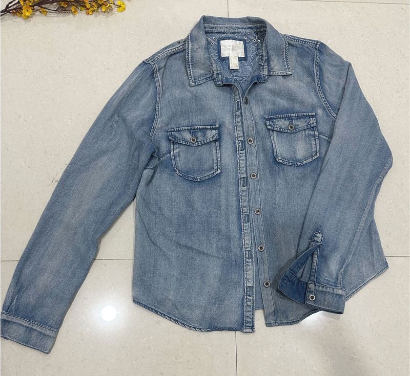 Forever 21 Perfectly Aged Denim Shirt
