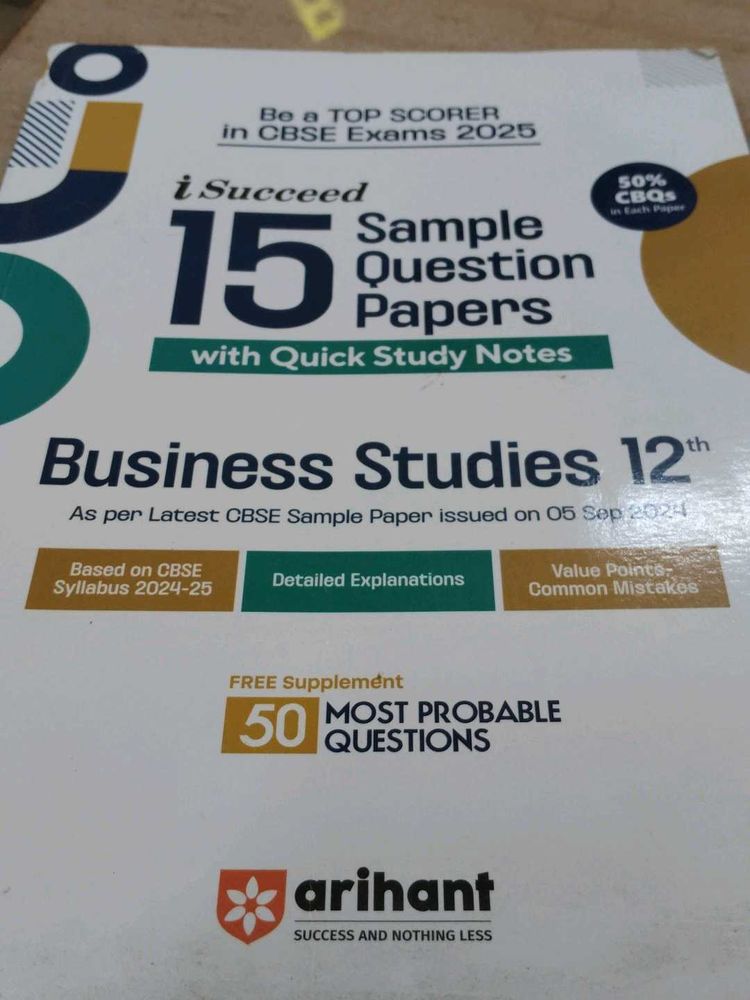 Business Studies 12th Sample Paper