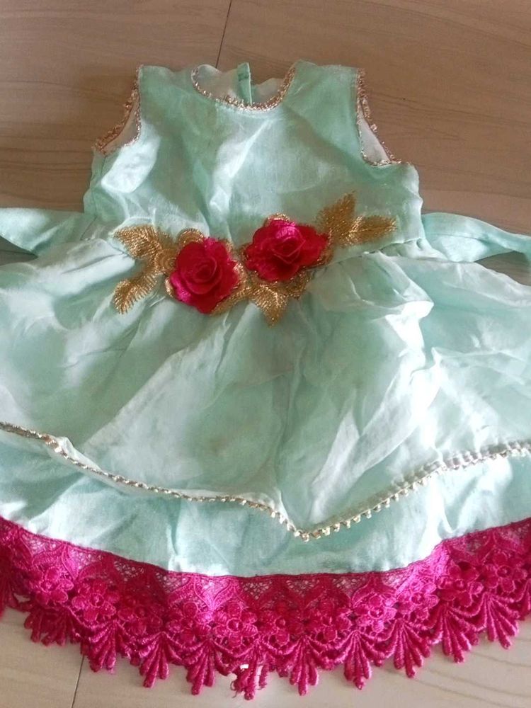 Cute Mint Green Party Dress pack of 3