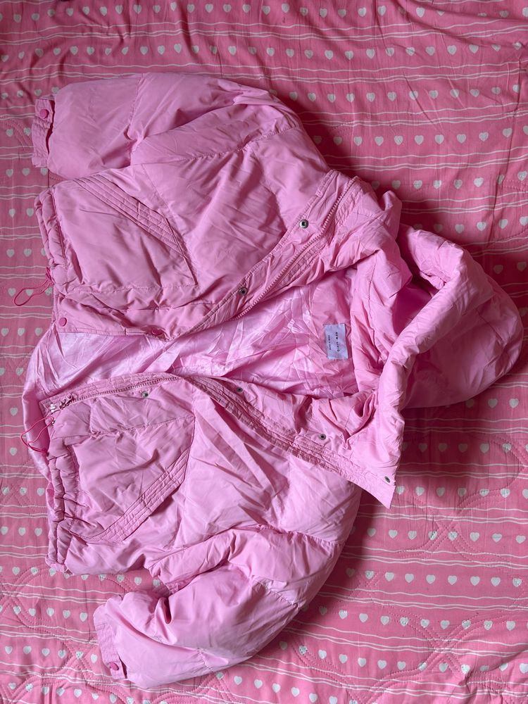 Pink Puffer Jacket