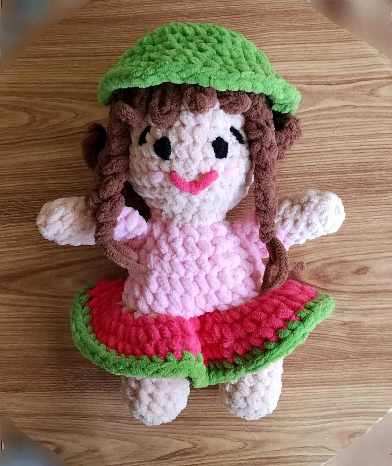 Cute Girl Amigurumi Toy - Large Size 🧚‍♀️💫