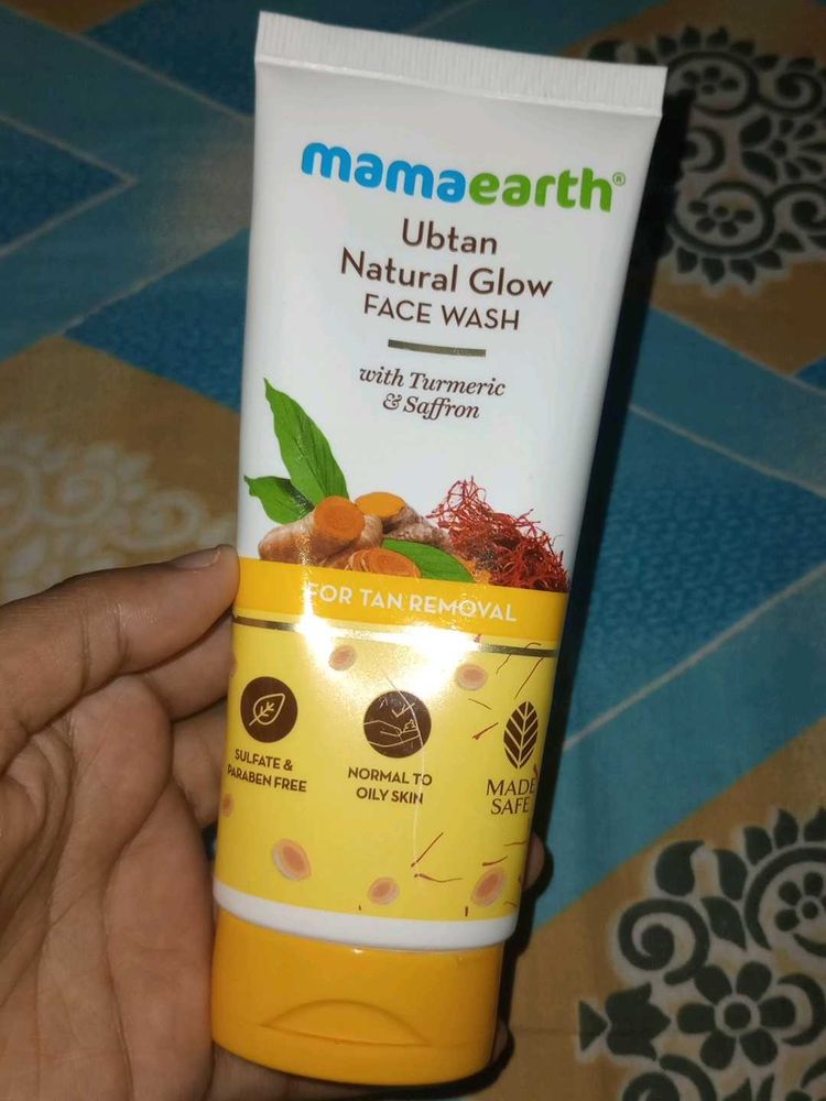 Mamaearth Ubtan Natural Glow Facewash