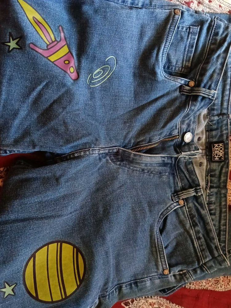 KOKK KEEN Space Theme Jeans