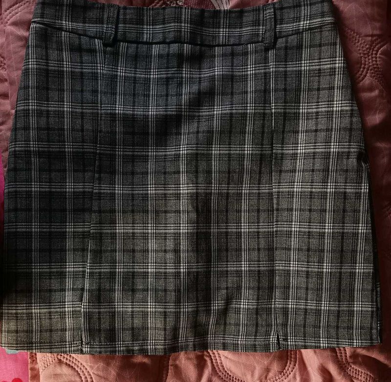 Plaid Mini Skirt