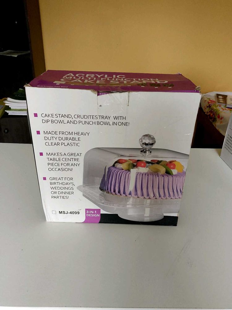Acrylic Multifunction Cake Stand