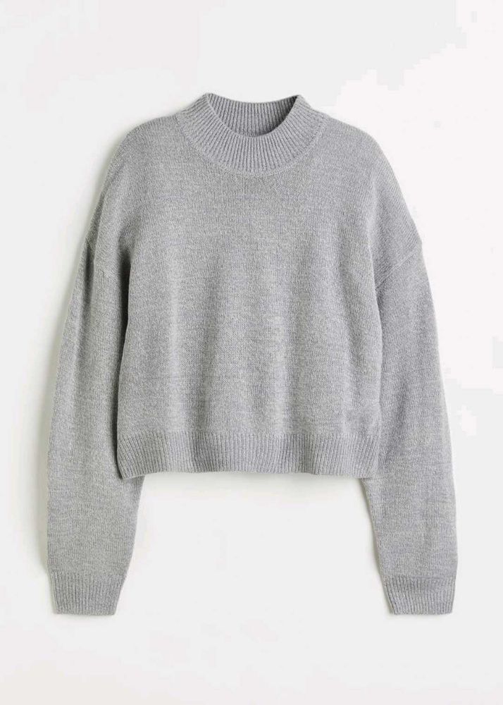 H&amp;M Grey Marl Jumper