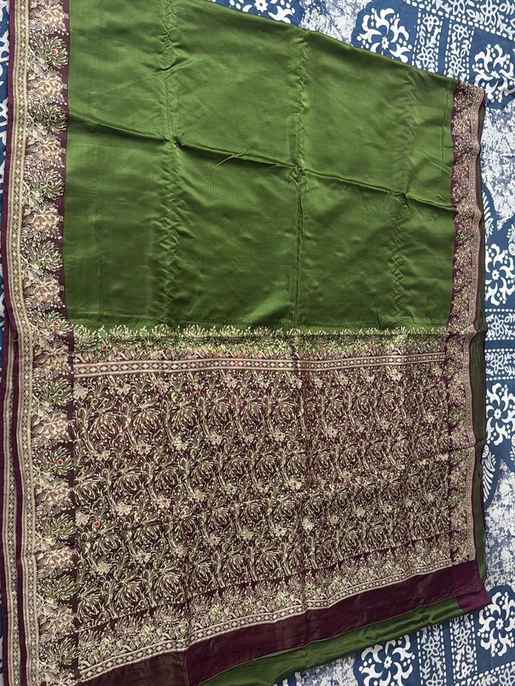 Heavy Party Wear Pure Silk Banarasi Saree