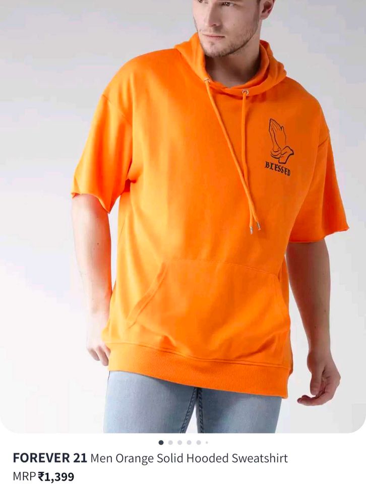 FOREVER 21 MENS OVERSIZED HOODIE