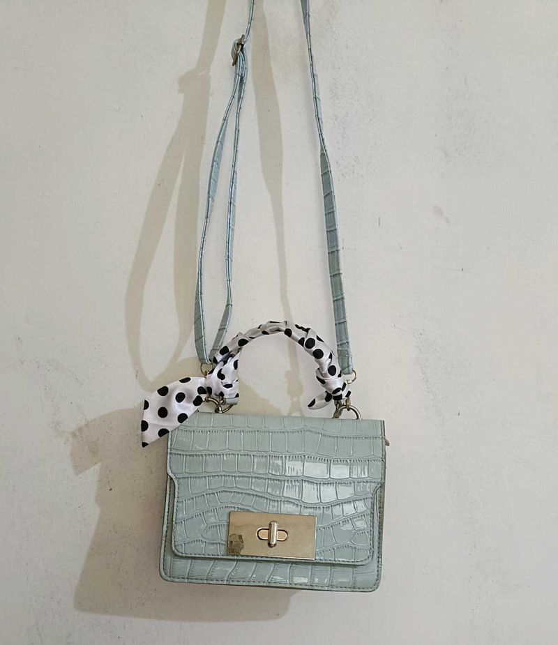 Mint Green Spacious Sling Bag