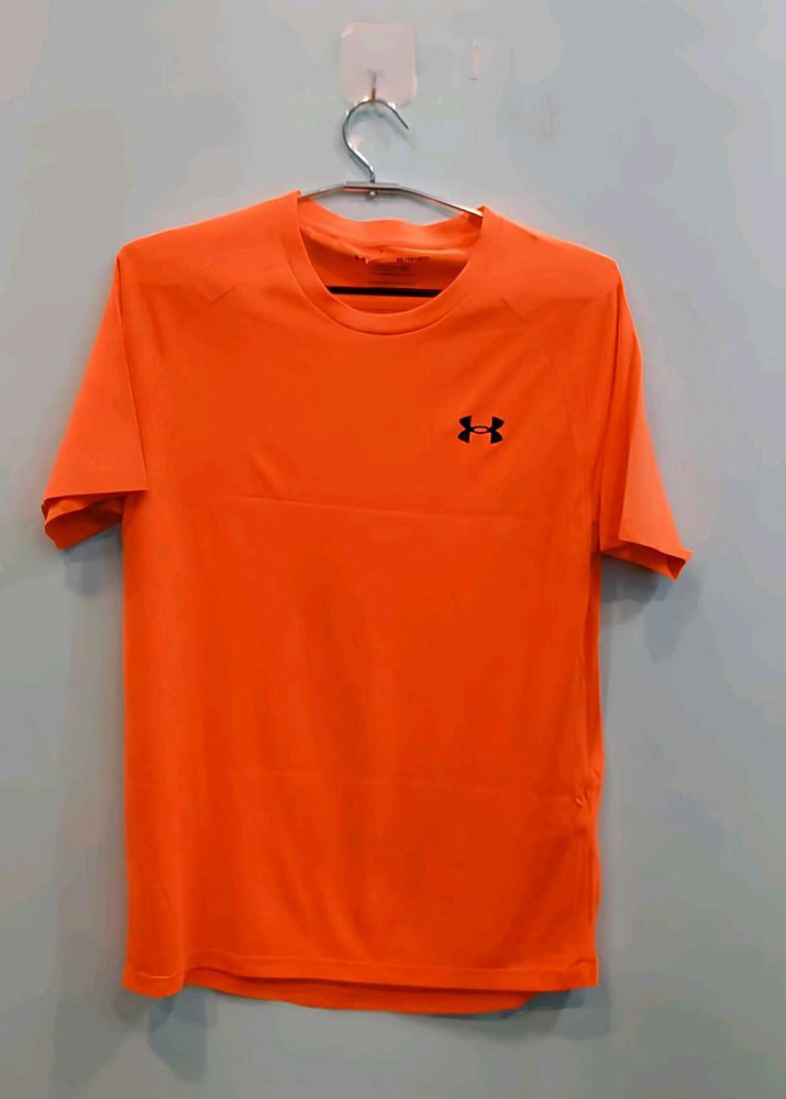 Orange Under Armour T-shirt