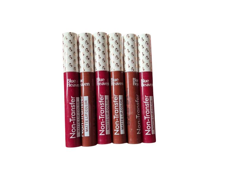 Non - Transfer Matte Lip Colour ( Pack Of 6 )