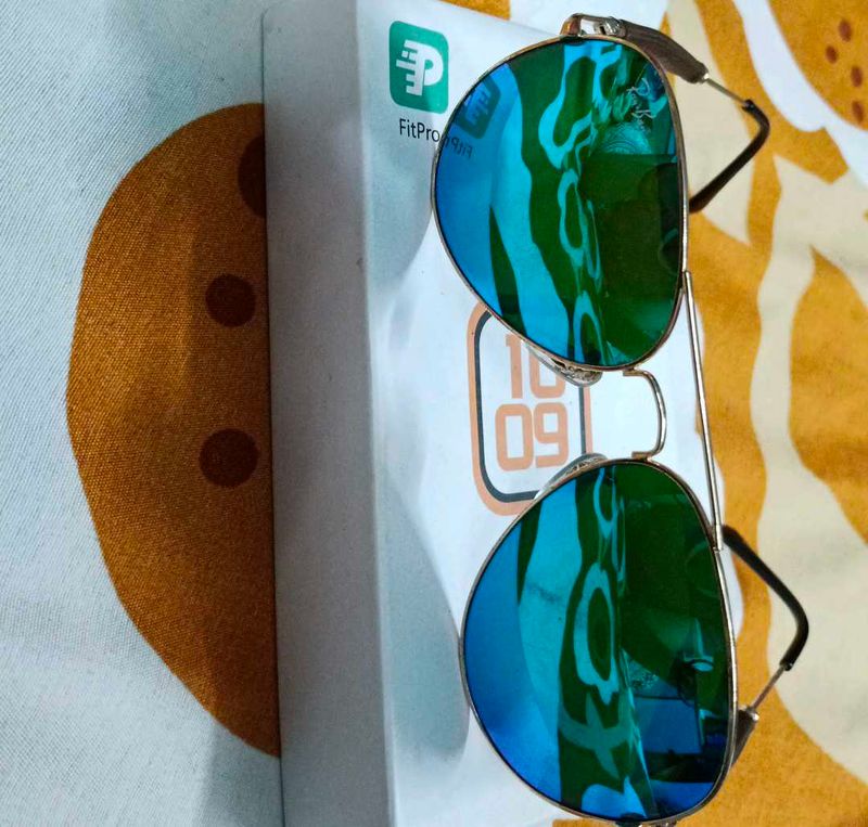 Premium Quality Gent&#39;s Blue Aviator Sunglasses