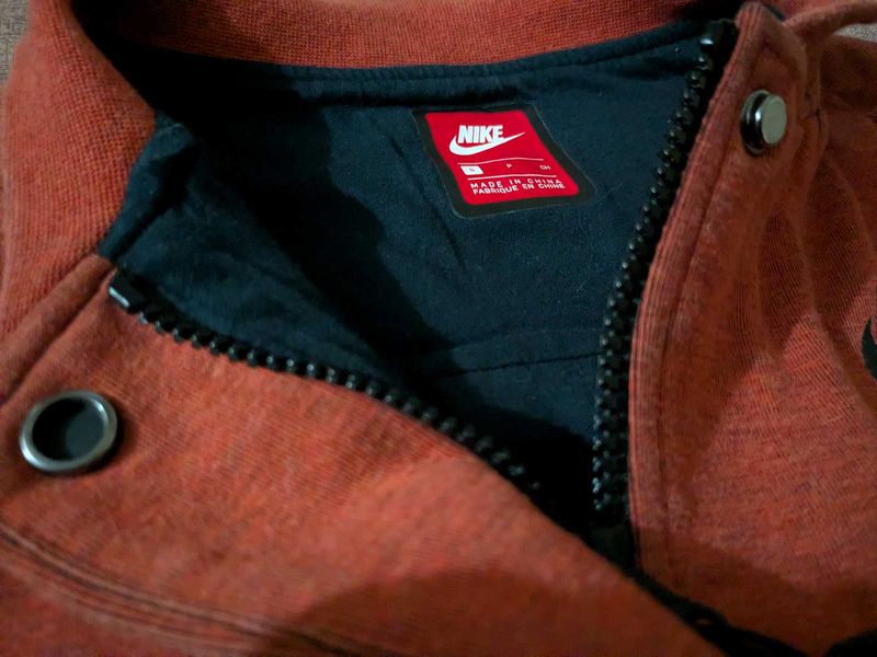 Nike Rare Burnt Orange Knit Jacket | Casual Wear