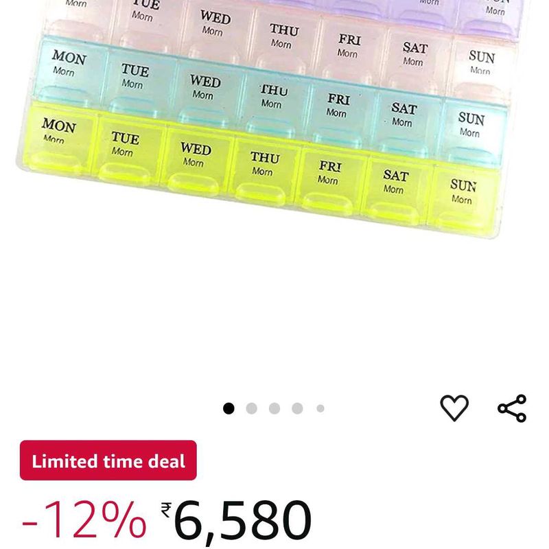 99 % Offer Weekly Tablet Box