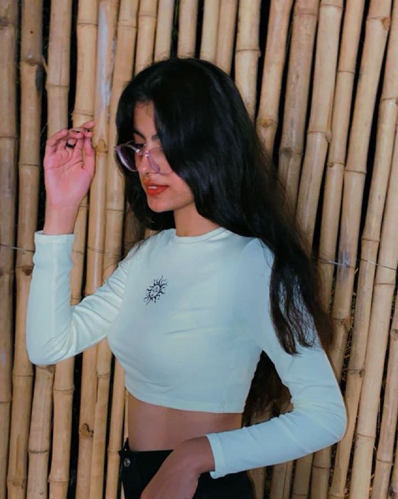 Crop Fitted Full Sleave Top