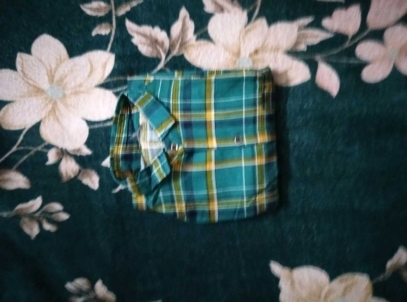 Green Plaid Shirt