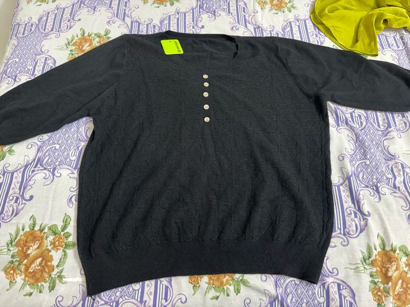 Button-Up Sweater
