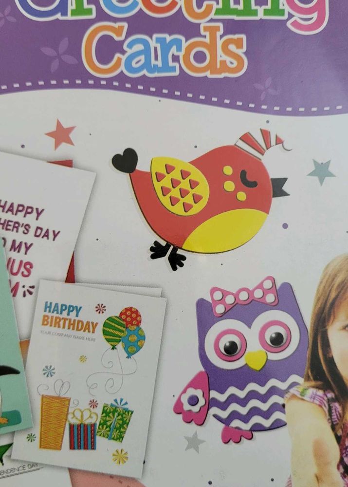Brand NEW Greeting Card DIY Color Kit For Kids