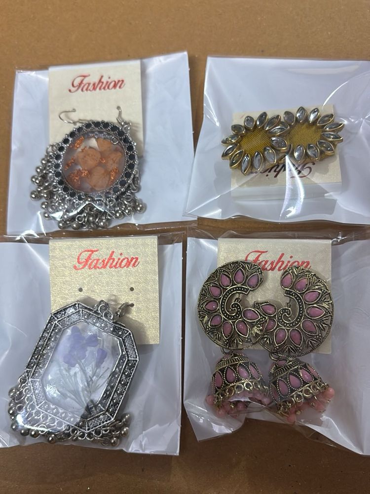 Earrings Set of 4