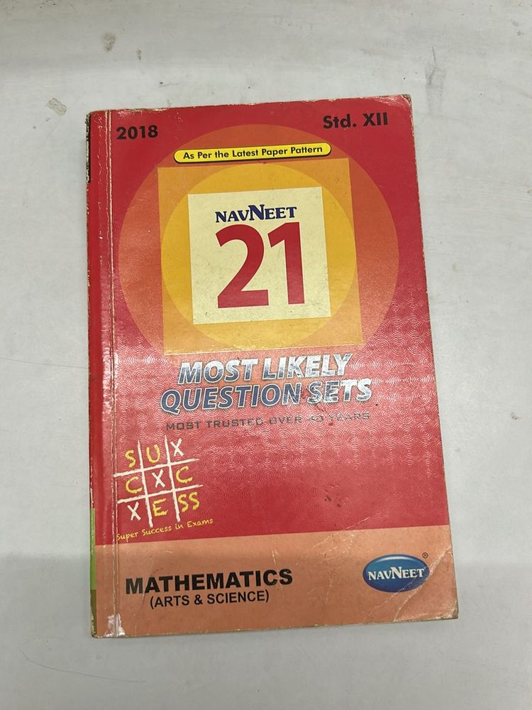 Std. XII Naveen Mathematics Previous Year Papers