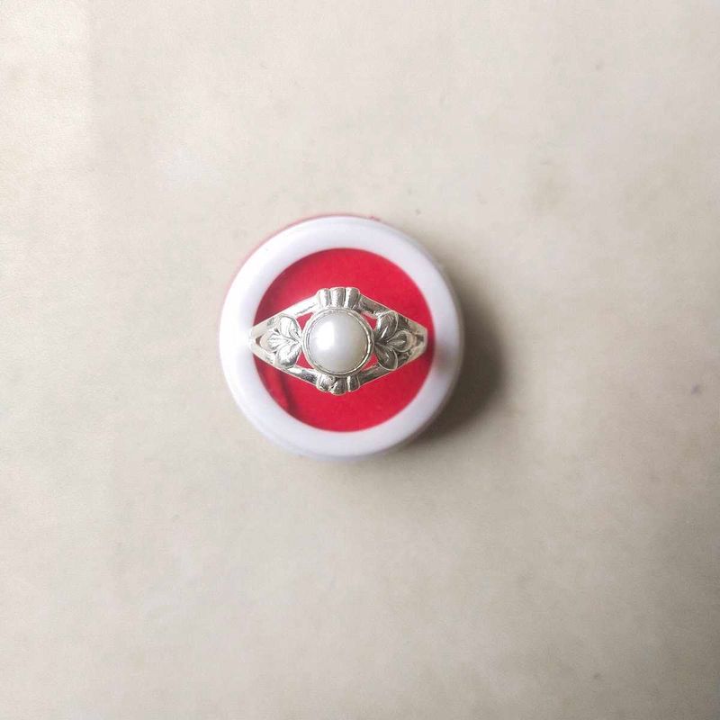 Pure Silver High quality Pearl Ring