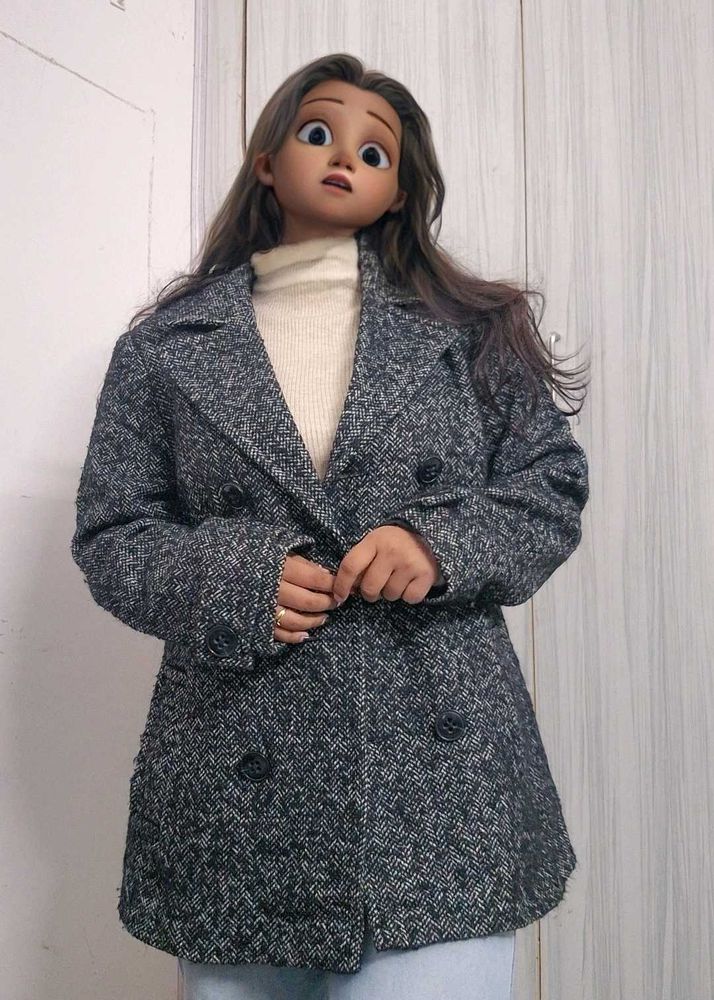 Mid Size Winter Coat (Tweed)🫶